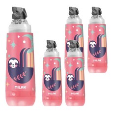 MILAN 360o 零死角修正帶 樹懶抱抱, 櫻桃粉, 5個