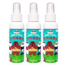 優品 防蚊精華 熊熊保護你, 100ml, 3瓶