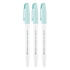 KOKUYO 國譽 ANTERIQUE聯名中性筆 0.5mm, 黑墨 + 白藍色, 3支