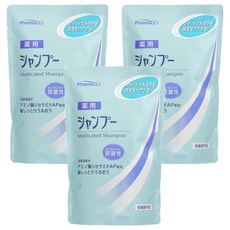 KUMANO 熊野油脂 Pharmaact 弱酸性洗髮精, 400ml, 3入