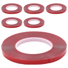 美甲多功能雙面膠帶 10m, 6個, 透明