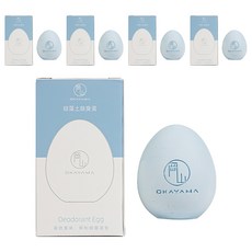 OKAYAMA 岡山 硅藻土吸溼防潮 冰箱/鞋櫃多功能除臭蛋, 100g, 5個