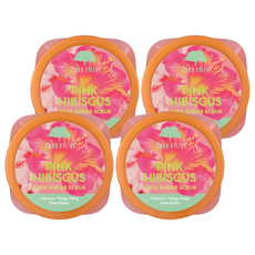 TREE HUT 乳油木蜜糖身體磨砂膏 Pink Hibiscus, 18oz, 4罐