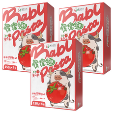 飯友 芹香番茄牛寶寶麵 嚴選澳洲牛肉 12個月以上寶寶適用, 600g, 3盒