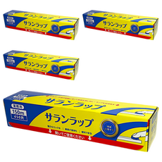 安全滑刀式保鮮膜PE A010453, 4個, 150m