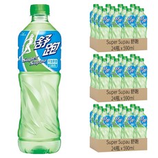 Super Supau 舒跑 運動飲料 寶特瓶 無添加果糖 0脂肪, 590ml, 72瓶