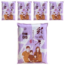 origin 源天然 彩纖米 白米/糙米/米CNS二等米, 1kg, 5包