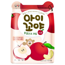 南陽乳業 冷凍乾燥果乾 嚴選100%韓國產水果 保留水果原態營養及風味 未添加人工香料, 蘋果, 15g, 1包