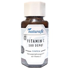 naturafit 活粒適 維生素C膠囊 500mg, 70顆, 1瓶