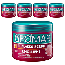 Geomar 吉兒瑪 死海礦物精油身體磨砂膏 草莓精華，打造緊緻肌膚！, 600g, 5罐