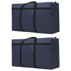 巨無霸加固防水耐重搬家袋 深灰色 超大容量耐磨搬運收納袋, 2個