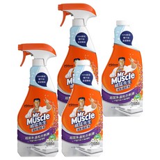 Mr Muscle 威猛先生 浴室超潔淨清潔劑套裝, 有效去除皂垢 溫和不刺激, 1kg, 2組