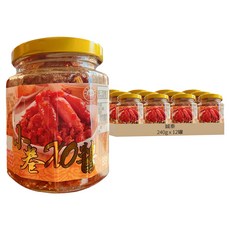 誠泰 澎湖小卷XO醬 240g 佐餐拌炒拌飯拌麵火鍋湯底, 12罐