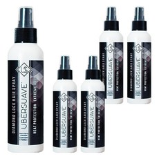 UBERSUAVE Diamond Lock 定型噴霧, 175ml, 防熱保護, 極致定型, 5瓶