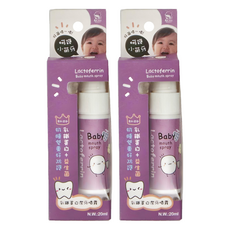 KU.KU Duckbill 酷咕鴨 寶寶乳鐵蛋白潔牙噴霧 及益生菌 木醣醇成分 降低蛀牙風險 食用級原料, 20ml, 2瓶