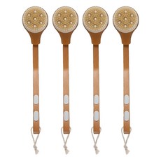 comet 豬鬃毛沐浴刷, 單一顏色, 4個, 1入