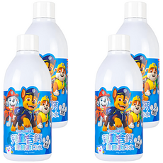 Lab52 齒妍堂 兒童含鈣健齒漱口水 汪汪隊聯名款 泡泡糖口味, 獨家3重鈣配方, 全方位清潔, 300g, 4瓶