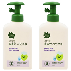 GREEN FINGER 綠手指 嬰兒保濕洗髮精, 三效保濕, 添加西班牙初榨橄欖油, 320ml, 2瓶