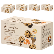 自然時記 杏仁芝麻巧酥派 10包入, 200g, 6盒