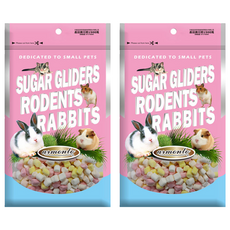 Armonto 阿曼特 鼠兔零食系列 鼠專用繽紛迷你棉花糖, 低糖製作, 50g, 2包