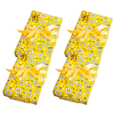 Good Given 微笑雛菊金屬感包裝紙捲, 4個, 黃色