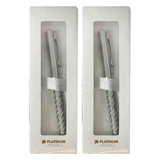 PLATINUM 白金牌 鋼珠筆 WT-250, 灰色, 2支