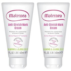 Maternea 無痕美體霜輕巧瓶 孕婦妊娠紋護理 保濕滋潤 預防紋路產生, 40ml, 2條