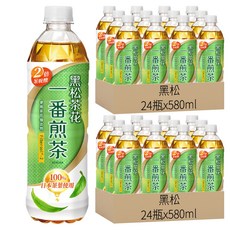 黑松茶花 一番煎茶, 580ml, 48瓶