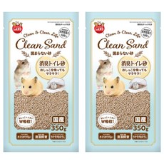 MARUKAN MK珪藻消臭鼠砂 消臭力, 350g, 2包