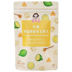 蜜思朵 NEW!冰糖蜂蜜檸檬愛玉寒天, 15顆, 17g, 1袋