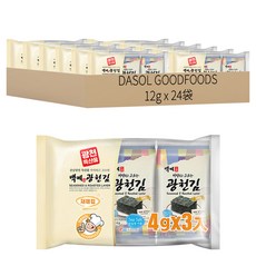 Baekje 百濟 傳統烤海苔, 24袋, 12g