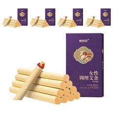 楠陽艾 女性調理艾灸條 2 x 20cm 12個裝, 5盒
