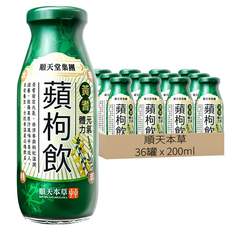 順天本草 蘋枸飲, 200ml, 36罐
