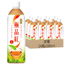 波蜜 初茗 極品紅茶, 580ml, 24瓶