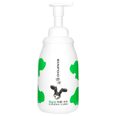 RINPOO 潤波 1/2全脂牛奶制菌沐浴慕斯，25000顆微米牛奶雪泡, 850ml, 1瓶