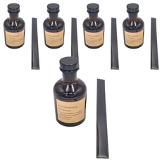 希爾頓 飯店香水型茶色擴香瓶套裝，120ml 家居香氛, 5組