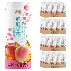TAISUN 泰山 冰鎮 泡泡果茶 水果茶口味, 315ml, 48罐