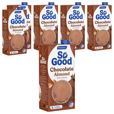 So Good Basic系列 可可堅果杏仁奶 植物奶 全素可食, 6瓶, 1L