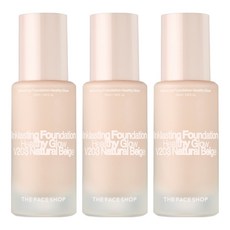 THE FACE SHOP 菲詩小舖 fmgt 台灣公司貨 貼妝恆潤粉底液 SPF35 PA++ 35ml, V203, 3瓶