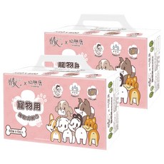 情人 寵物用抽取式紙巾 2層 60張, 2組, 6個裝