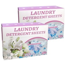 REQIR 酵素濃縮洗衣泡泡紙 牡丹香 無磷環保中性洗衣精 PH6.8, 120片, 2盒