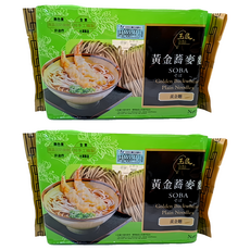 玉民 黃金蕎麥麵 300g 2入 - Q彈蕎麥麵 無添加色素防腐劑 健康美味首選