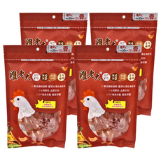 雞老大 軟嫩雞排肉絲 100%新鮮雞肉 低脂肪 全犬適用 台灣製造, 起司 + 雞肉, 90g, 4包