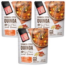 KITCHEN 88 西班牙風味即食藜麥，含甜玉米和紅腰豆, 150g, 3包