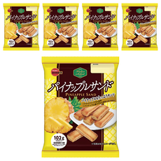 BOURBON 北日本 鳳梨風味派, 102g, 5袋