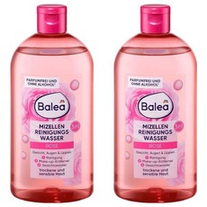 dm Balea 芭樂雅 玫瑰卸妝水 400ml 德國產 適用於乾燥肌 臉部彩妝清潔, 2瓶