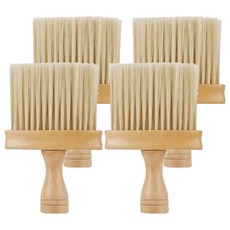 葉子小舖 實木軟毛除塵刷, 4個, 原木色