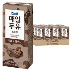 Maeil Soy Milk 巧克力豆漿, 190ml, 24入