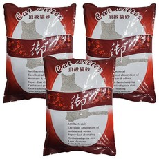 御 頂級貓砂 粗砂 紅色 3包 10L 無香 凝結型