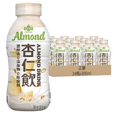 正康 Jacksoy 杏仁飲 濃醇香 0添加物0防腐劑, 300ml, 24瓶